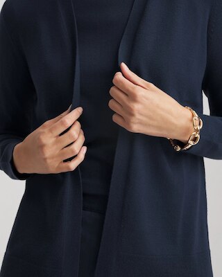 Ella Long-Sleeve Cardigan click to view larger image.