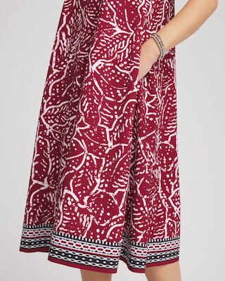 Zenergy® UPF Printed Midi Sports Dress click to view larger image.