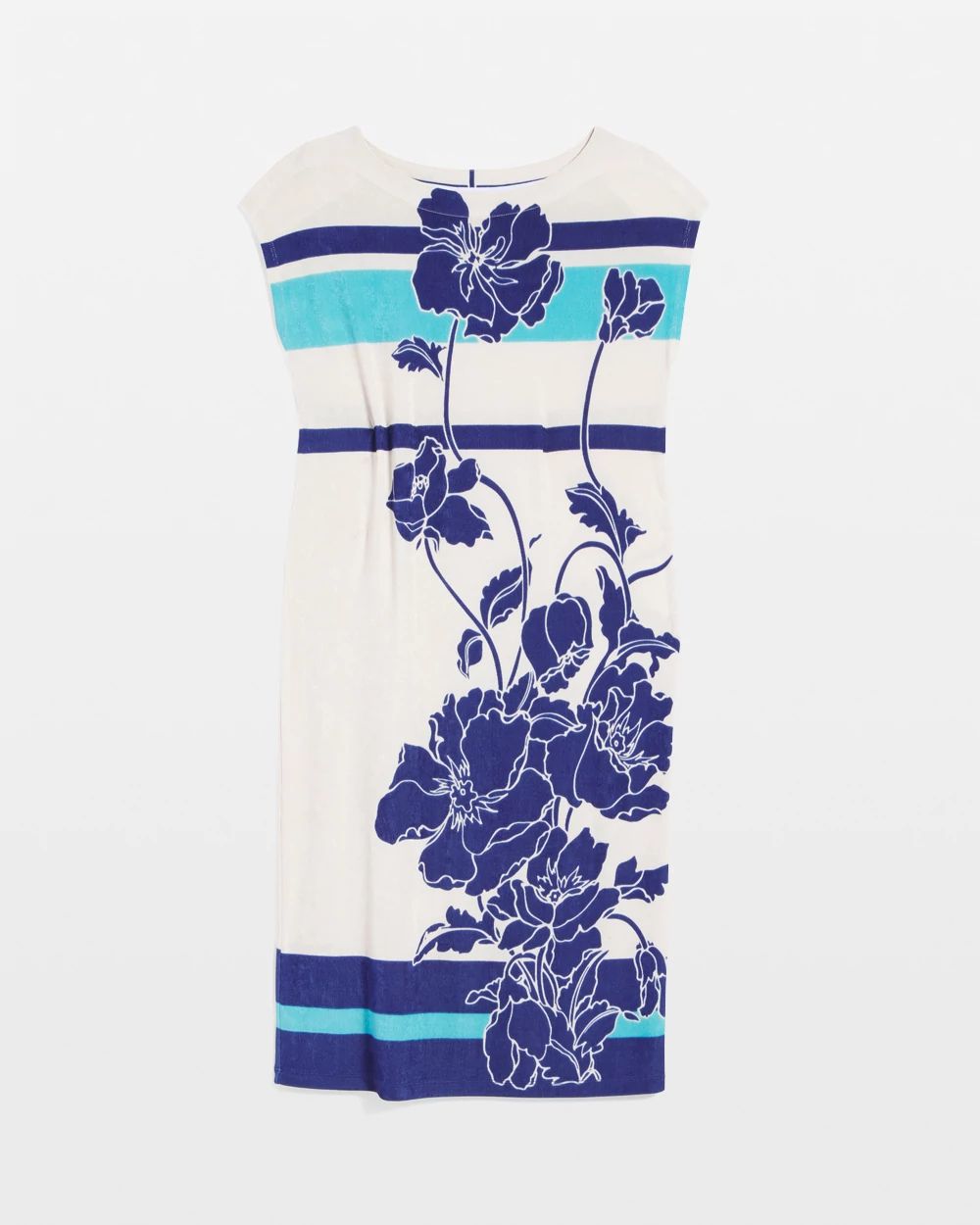Travelers™ Wildflower Cap-Sleeved Column Dress