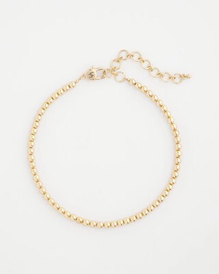 Golden Beaded Necklace