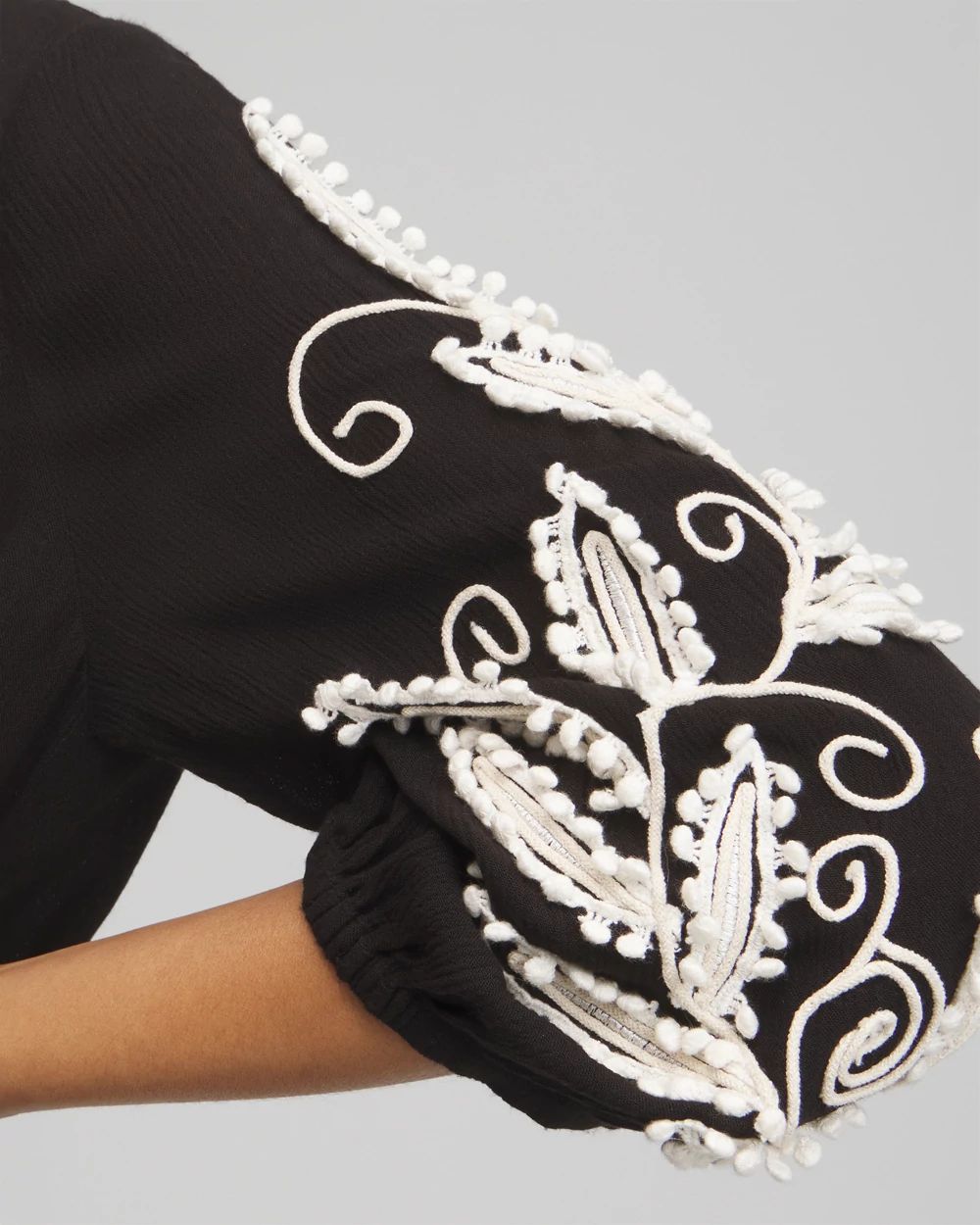 Embroidered Coverup Dress