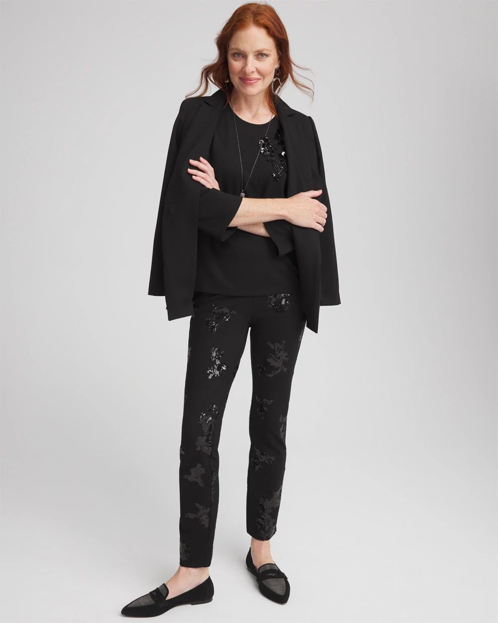 Embellished Ponte Top