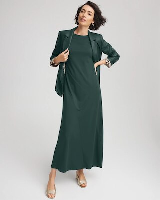 Dolman-Sleeve Ponte  Maxi Dress click to view larger image.