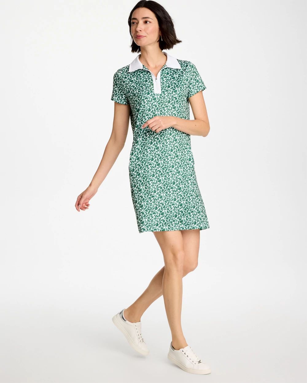 Zenergy® UPF Paint Contrast Dress click to view larger image.