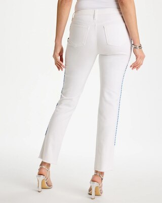 Girlfriend Roll Cuff Crop Jeans click to view larger image.