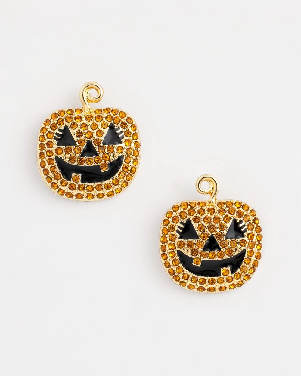 Pumpkin Glitz Earrings