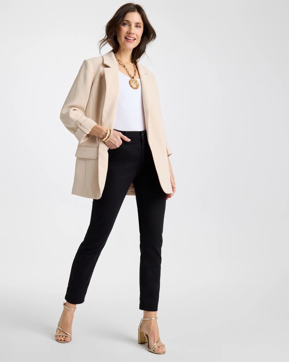 So Slimming Petite Girlfriend Ankle Jeans