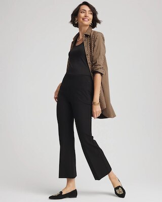 Juliet Slim Cropped Flared Pants click to view larger image.