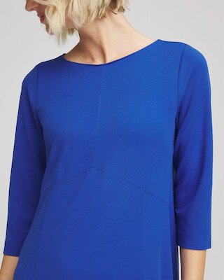 Seamed Crepe Maxi Dress click to view larger image.