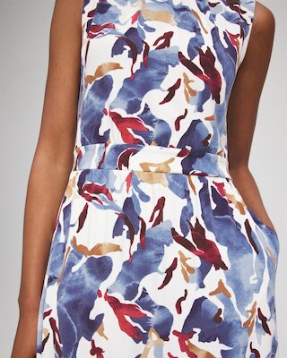 Sleeveless Jersey Knit Maxi Dress click to view larger image.