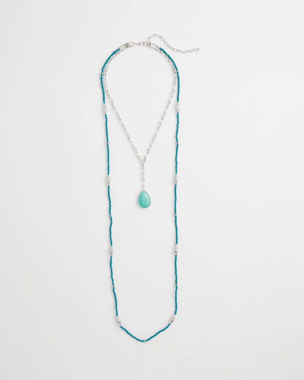 Convertible Beaded Pendant Necklace