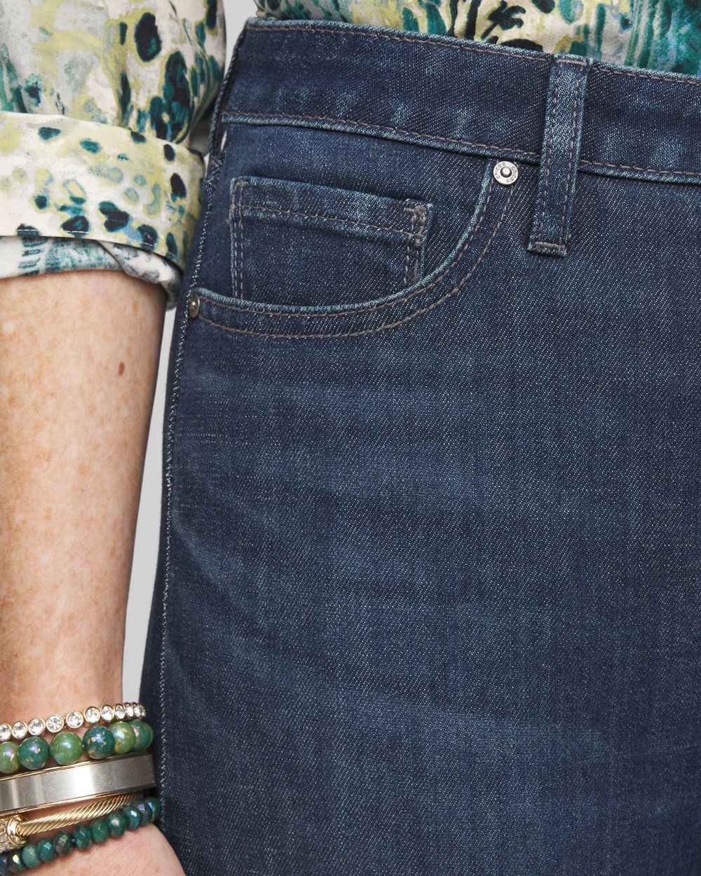 Petite High Rise Wide Leg Jeans