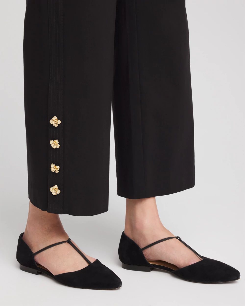Brigitte™ Cropped Wide-Leg Pants