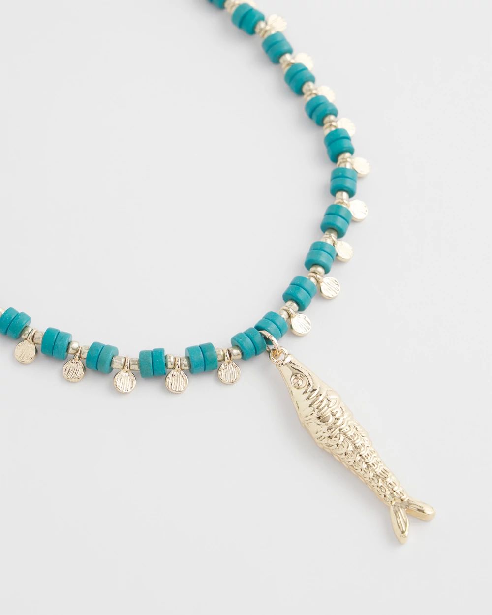 Turquoise Bead Necklace