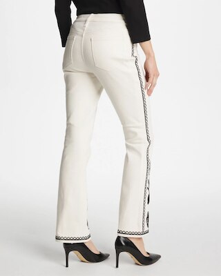 Ginkgo Girlfriend Cropped Flared Jeans click to view larger image.