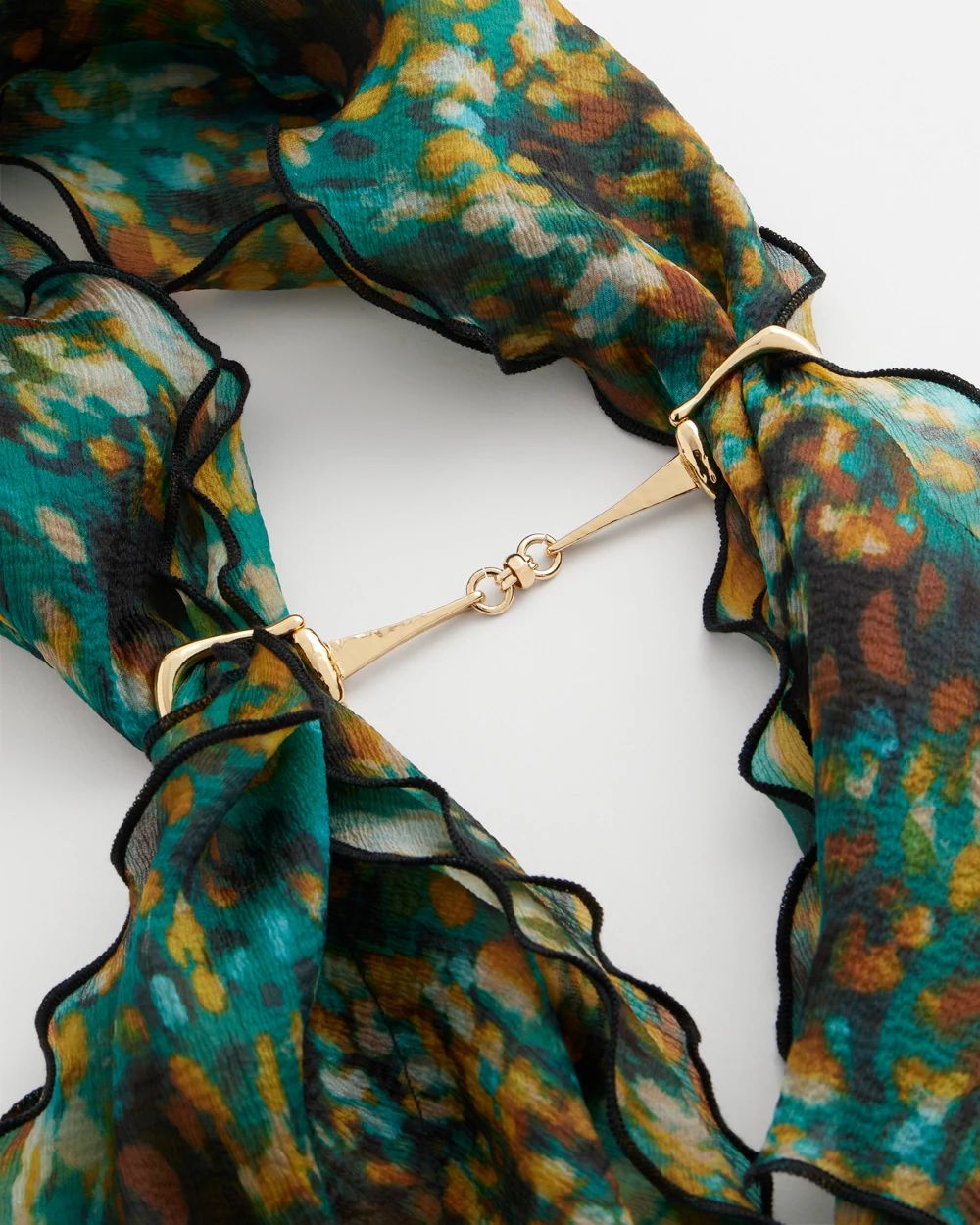 Equestrian Scarf Ring