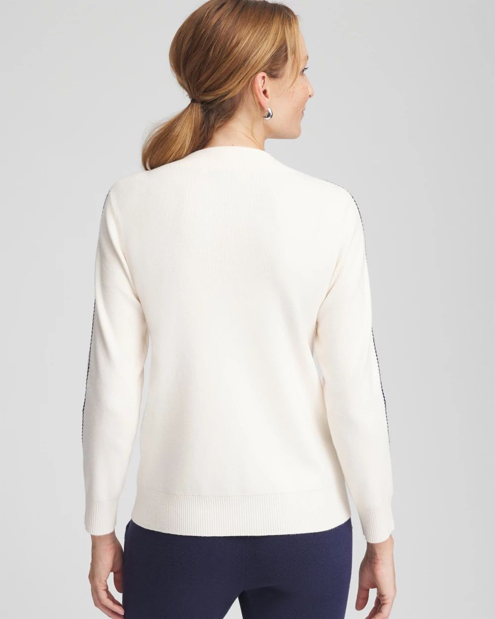 Zenergy® Luxe Cashmere-Blend Funnelneck Sweater