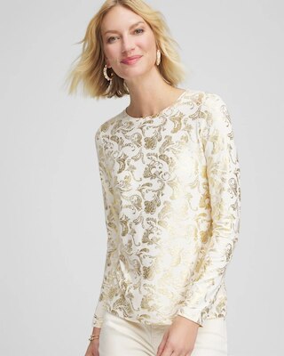 Touch of Cool™ Foiled Layering Tee