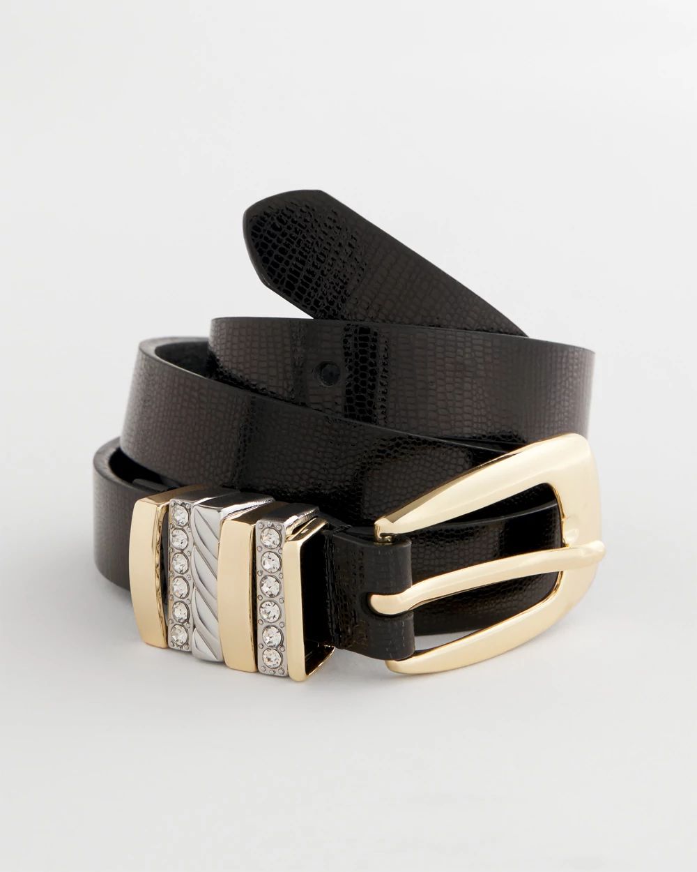 Mixed Metal Trouser Belt