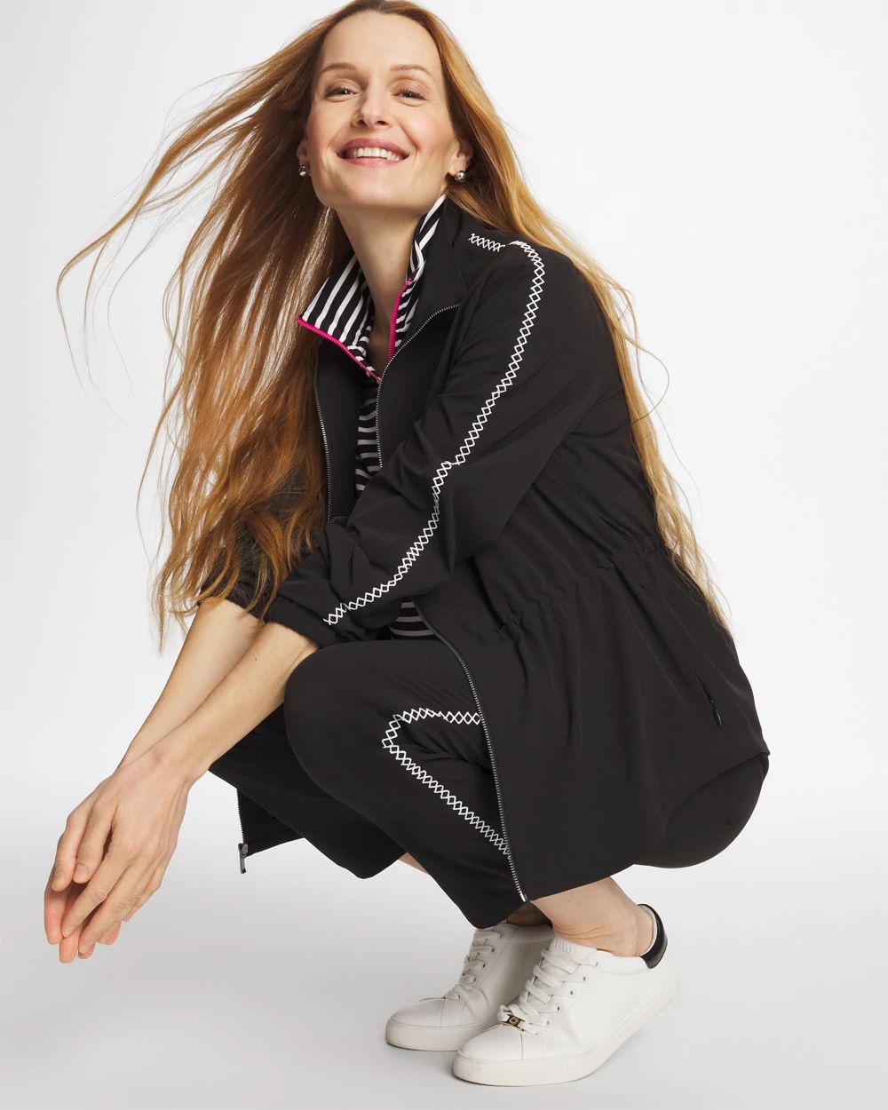 Zenergy® UPF Lattice-Trim Jacket