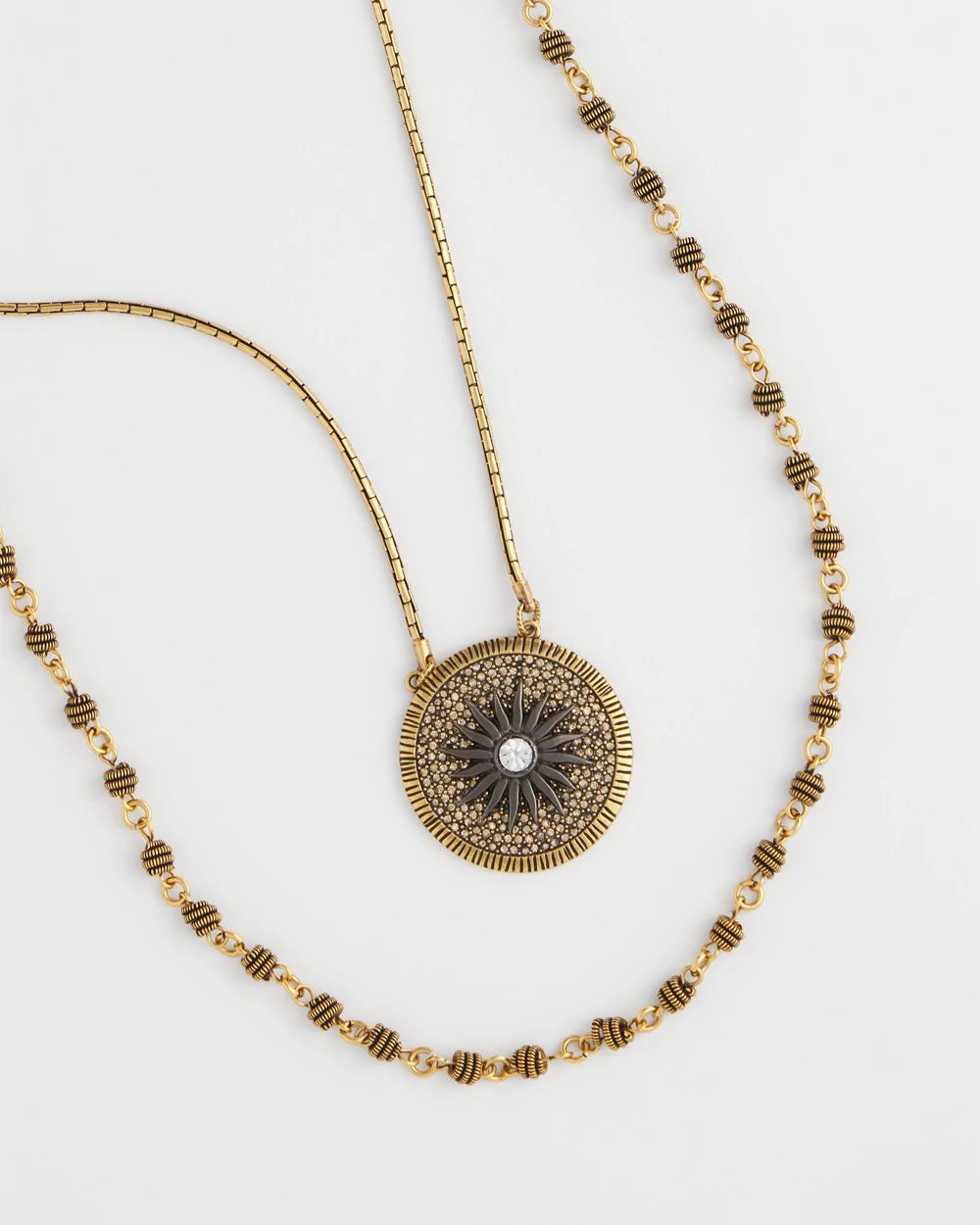 Convertible Multi-Strand Pendant Necklace