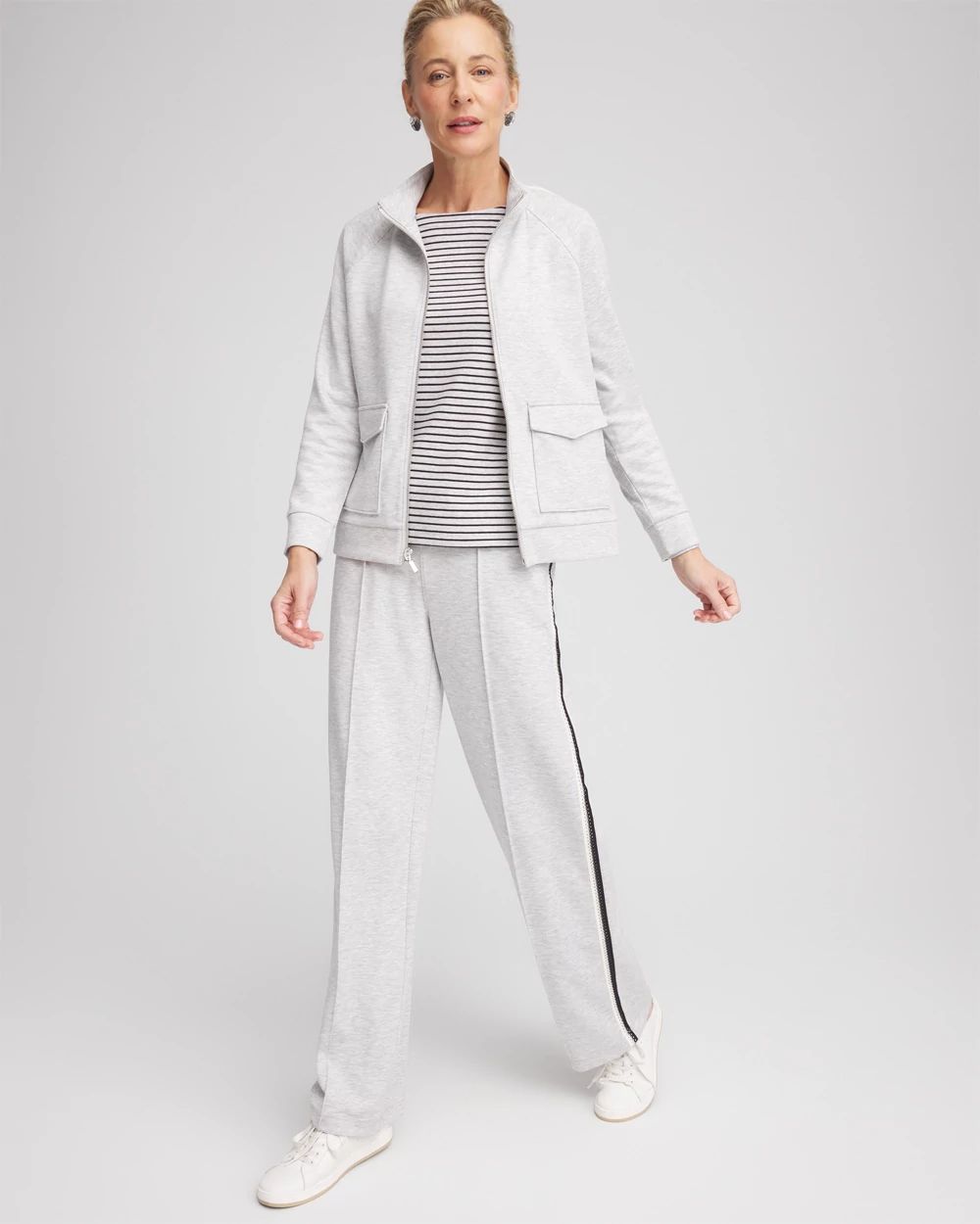 Zenergy® Block Stripe Pullover