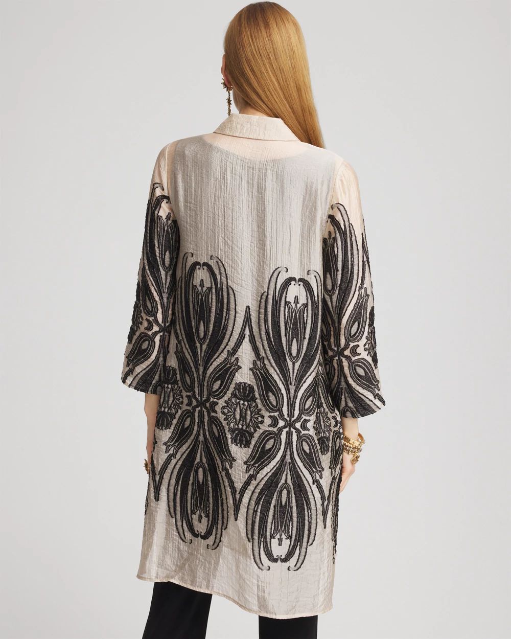 Travelers™ Collection Embroidered Topper click to view larger image.