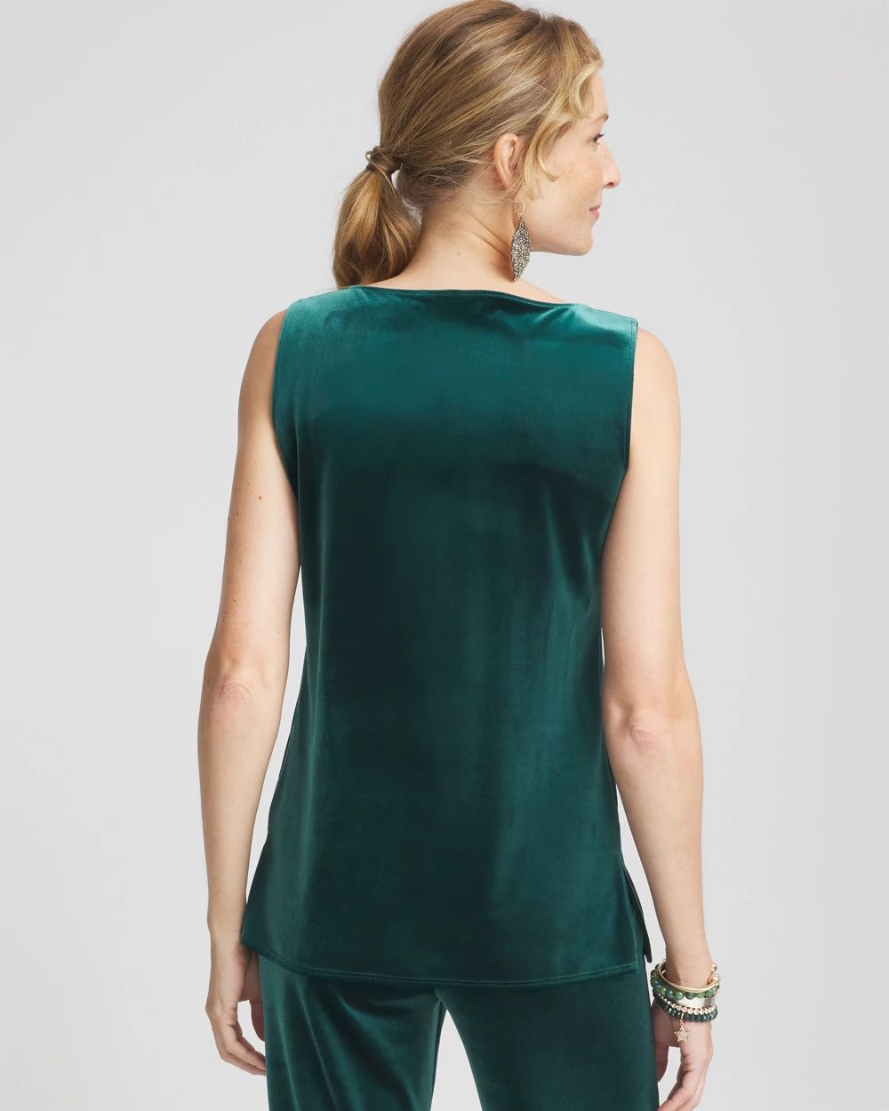 Travelers™ Velvet Side-Slit Tank