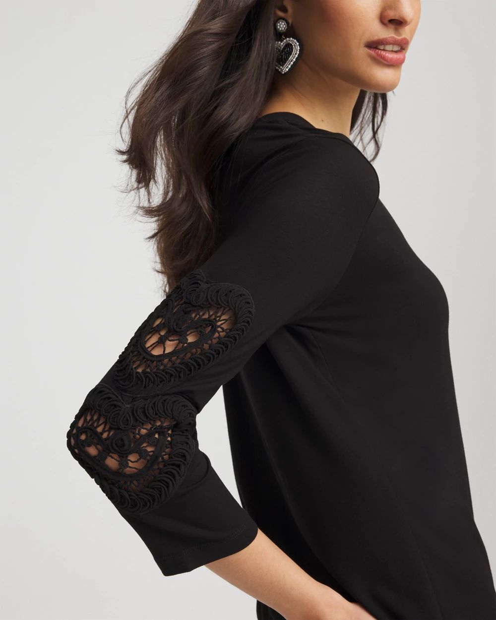 Heart Sleeve Detail Tee