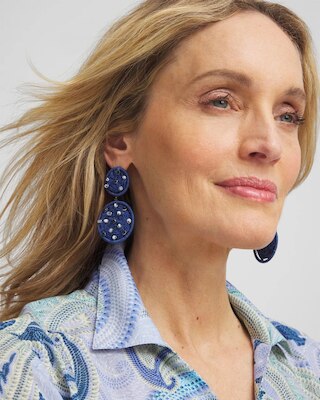 No Droop® Thread Wrapped Drop Earrings
