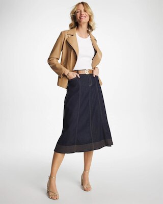 Trapunto Stitch Skirt