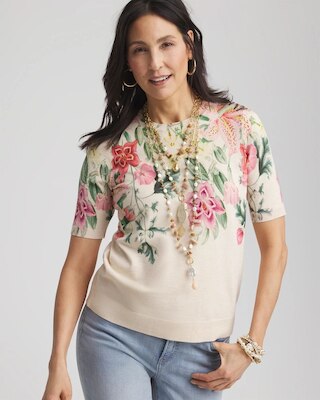 Garden Crewneck Pullover Sweater