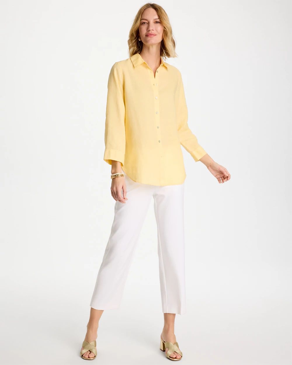 No Iron™ Linen Shirt click to view larger image.