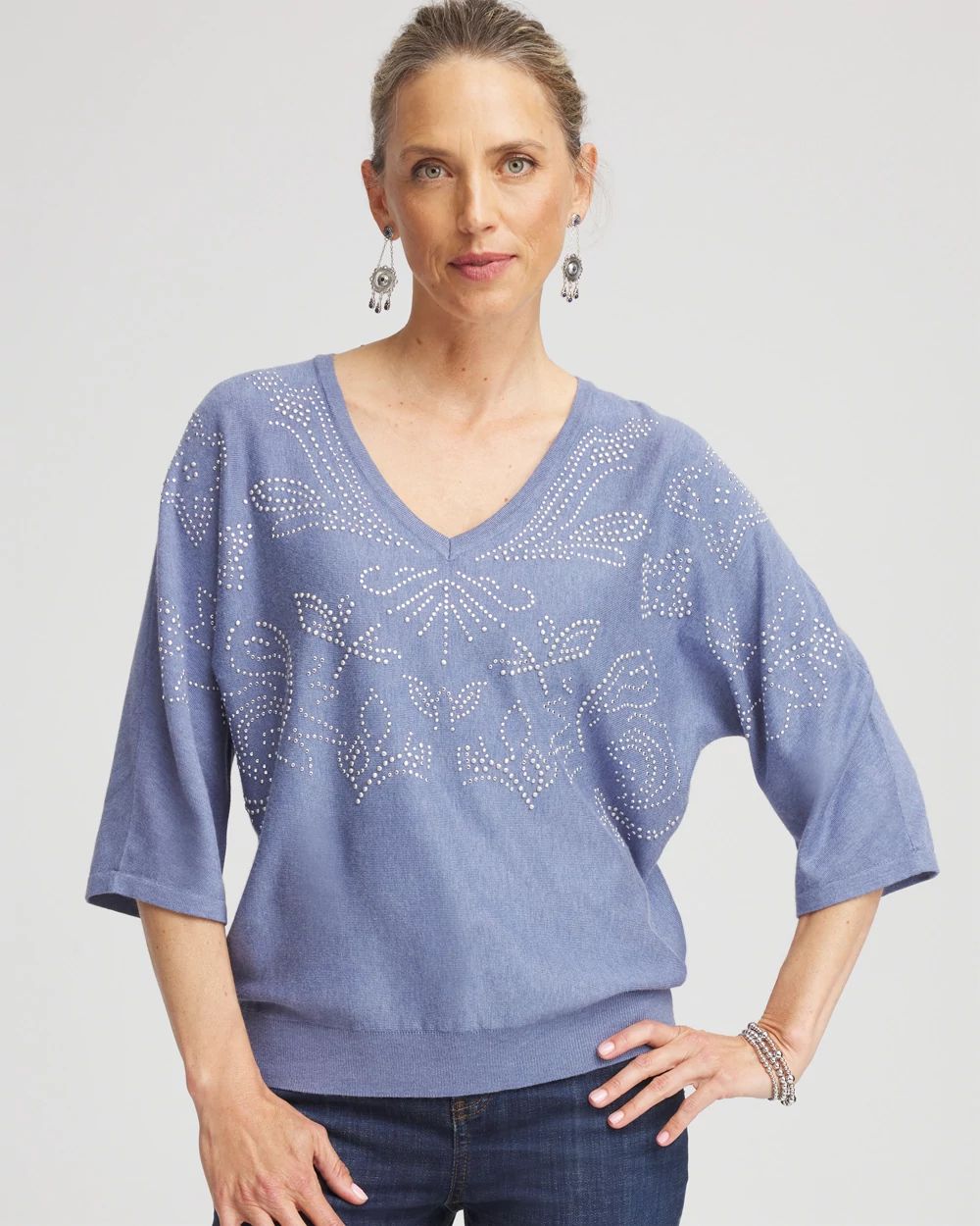 Dolman V-Neck Sweater