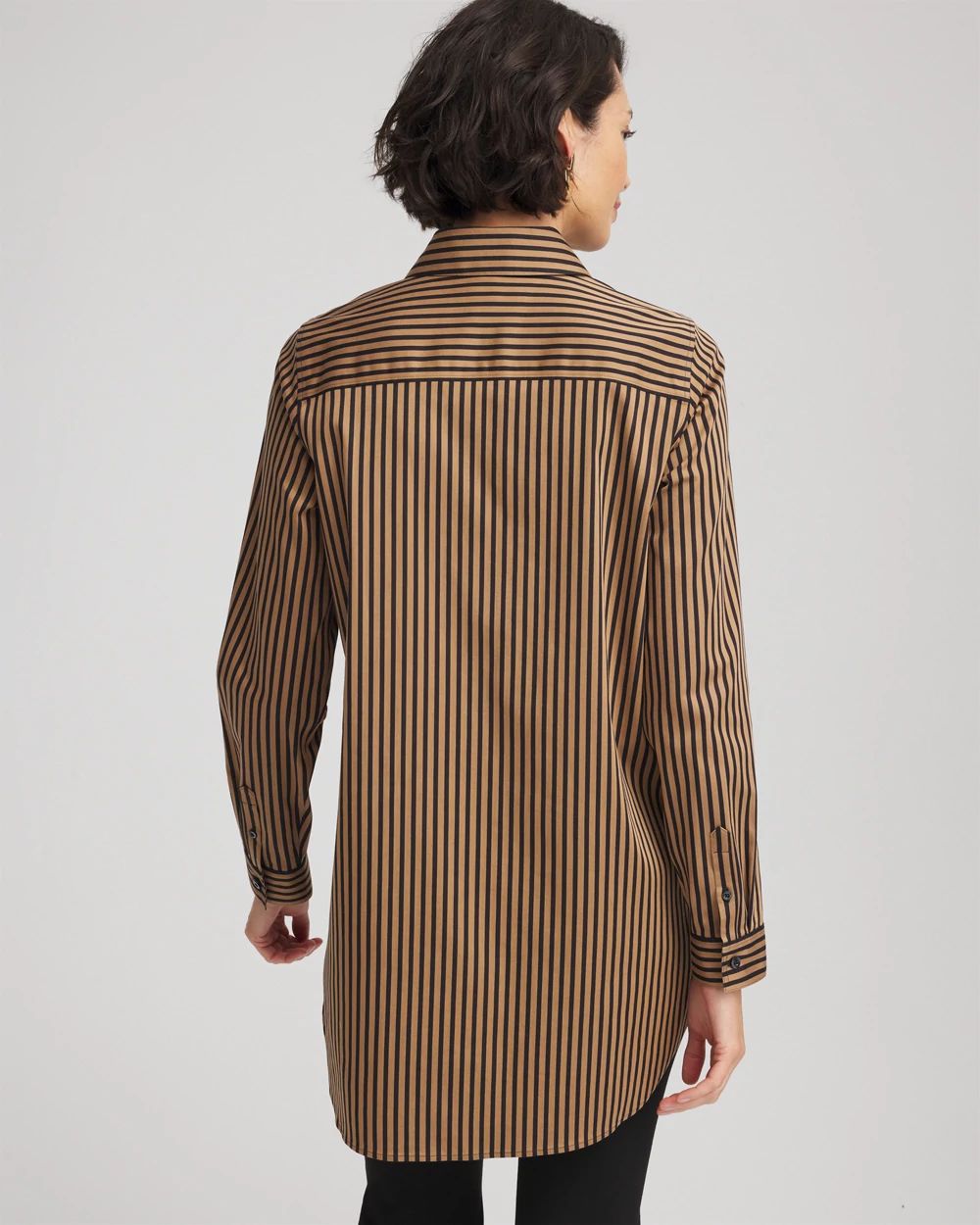 No Iron™ Slimming Imperial Stripe Tunic click to view larger image.