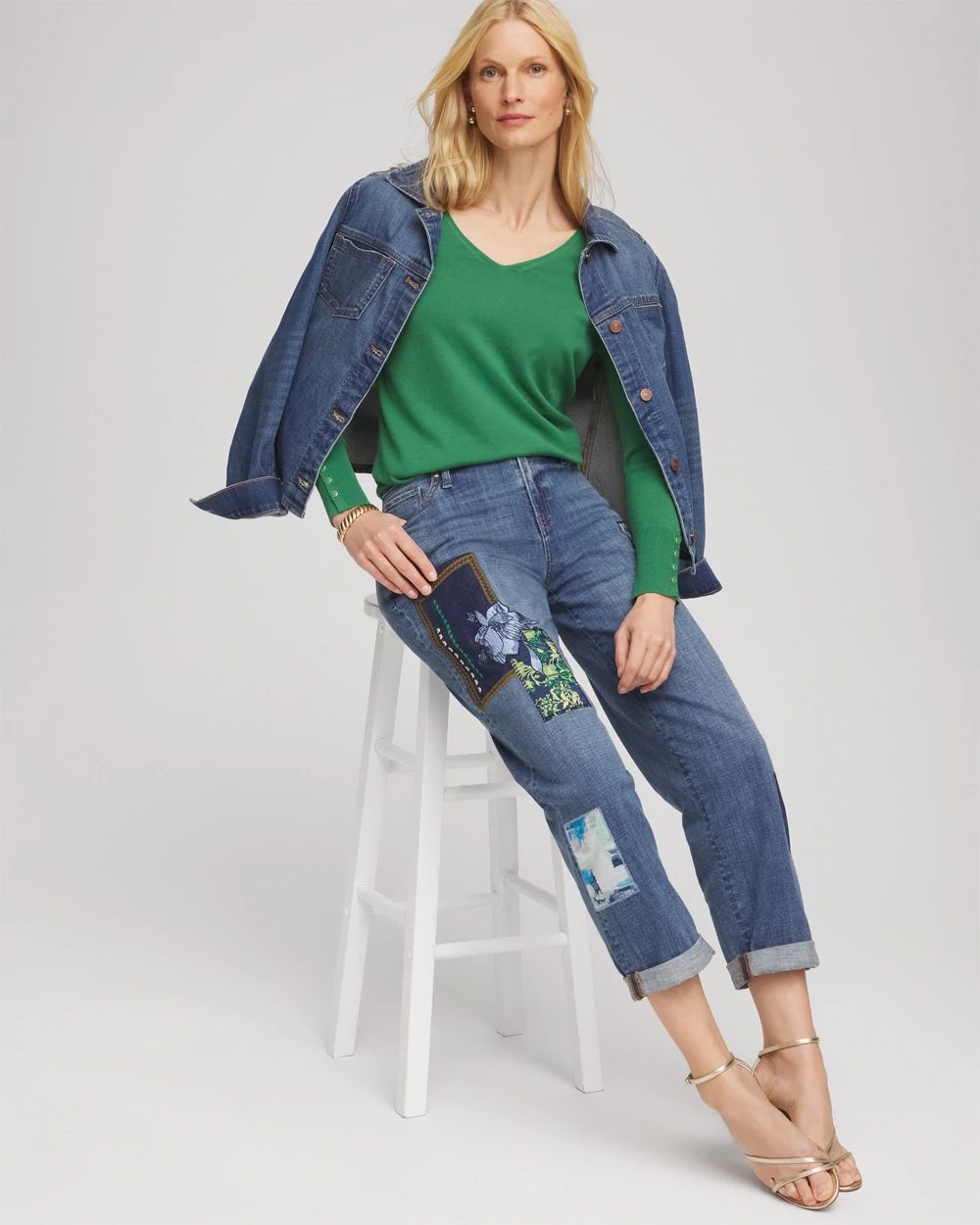 Ella V-Neck Pullover Sweater