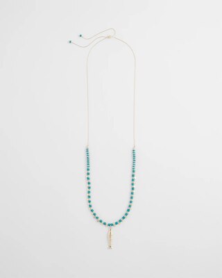 Turquoise Bead Necklace click to view larger image.