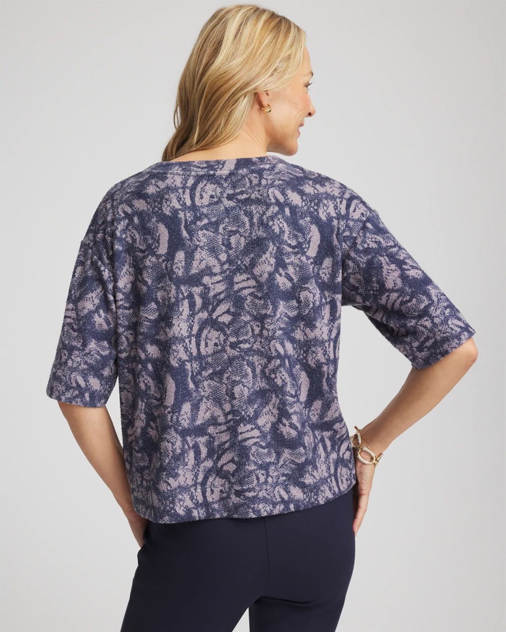 Animal Cozy Crewneck Tee click to view larger image.