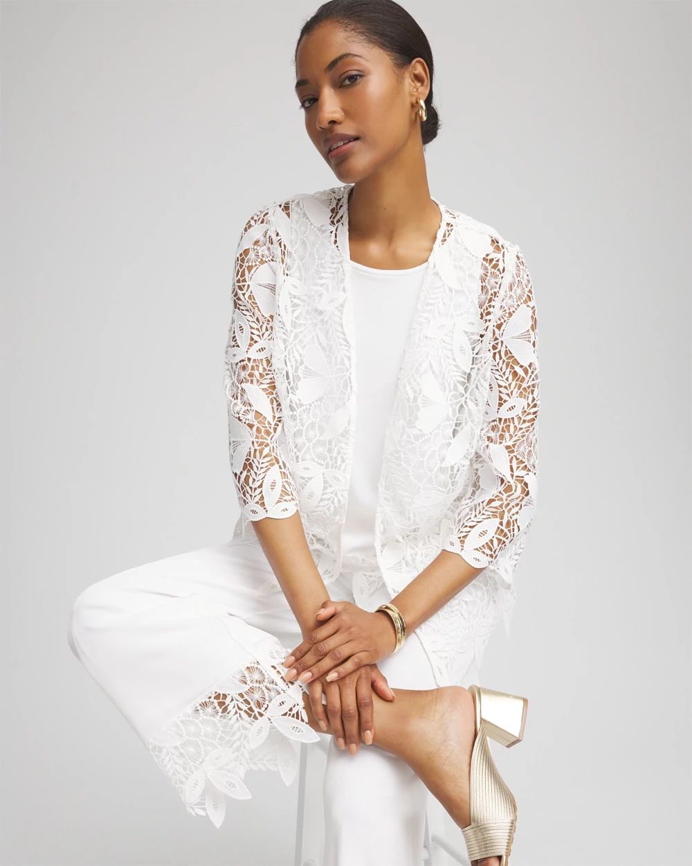 Travelers™ Collection Lace Jacket click to view larger image.