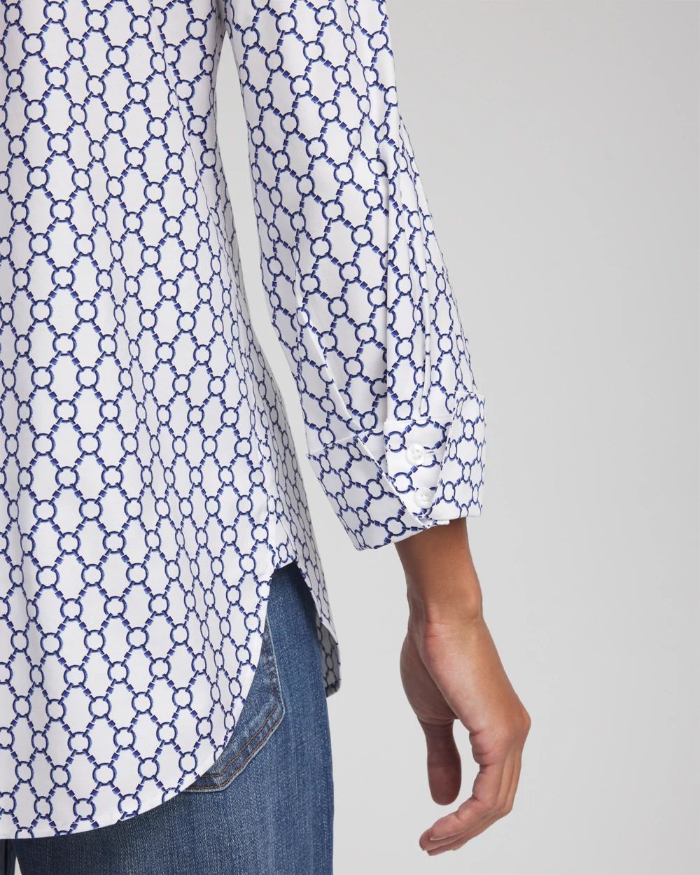 No Iron™  Chain Connection Shirt