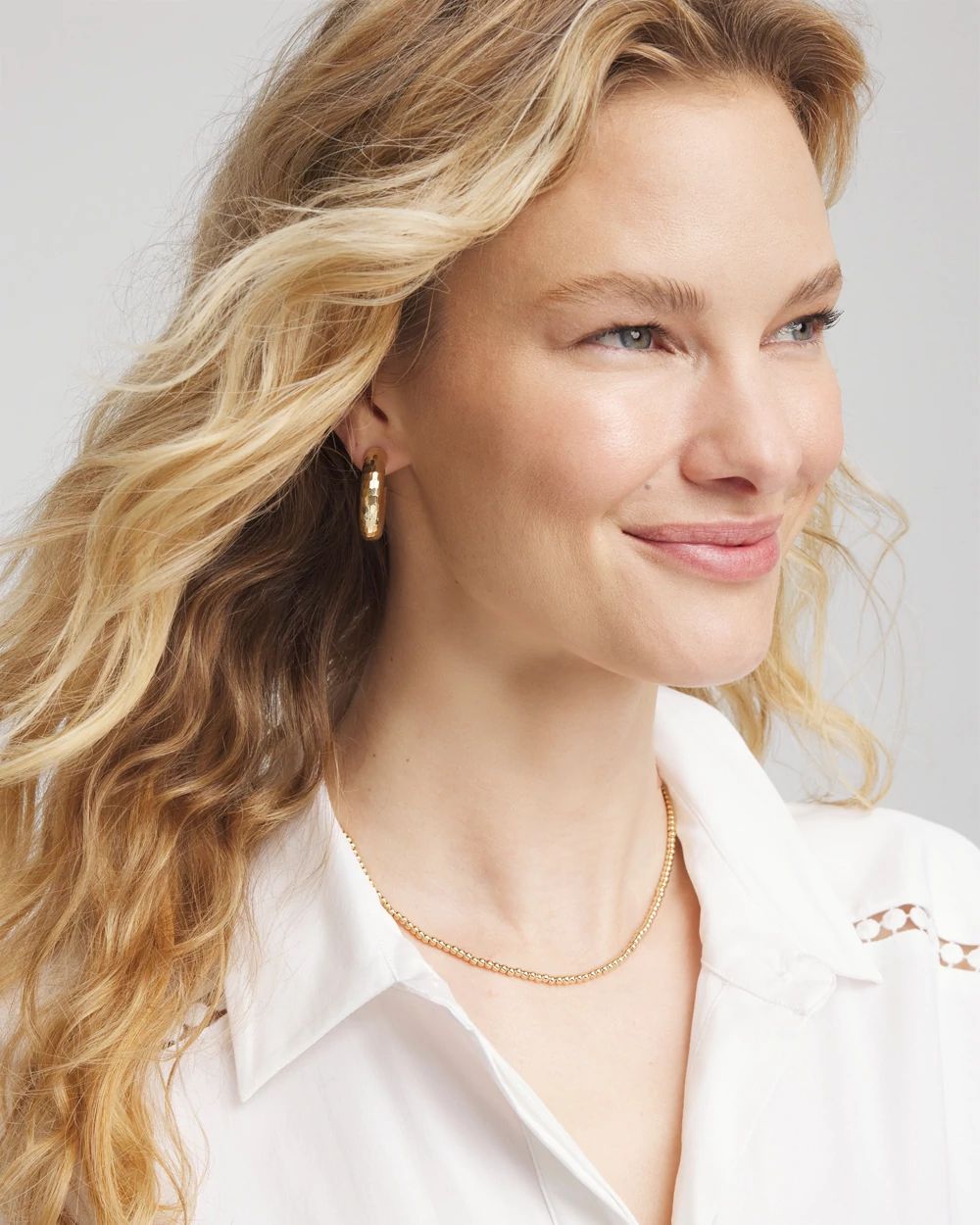 Goldtone Convertible Pendant Necklace click to view larger image.