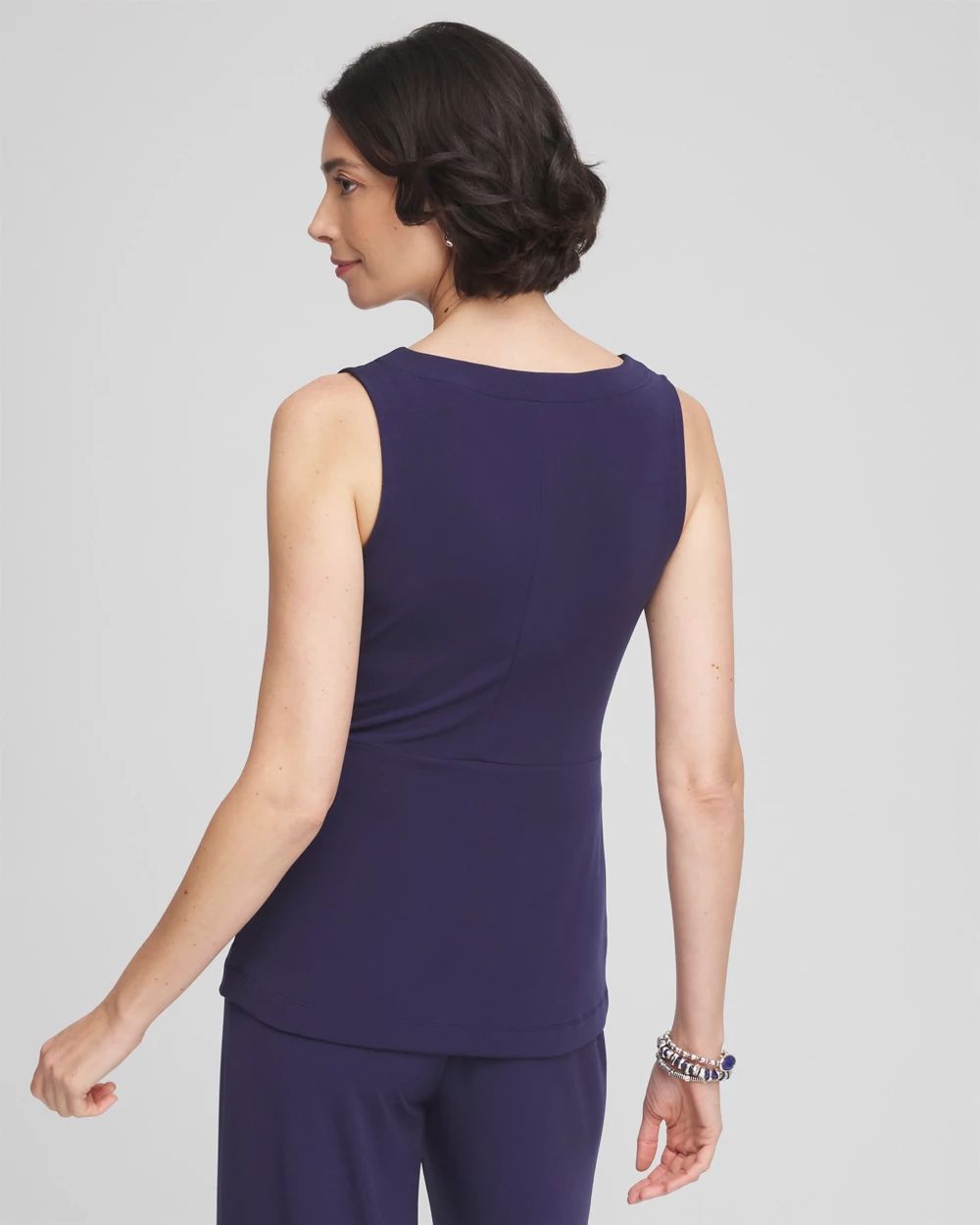 Travelers™ Knit Hammered-Buckle Top click to view larger image.