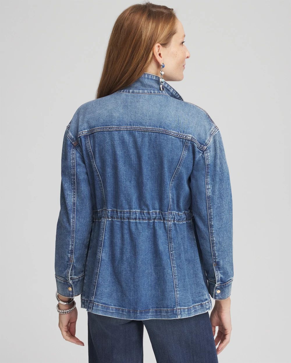 Denim Utility Jacket click to view larger image.