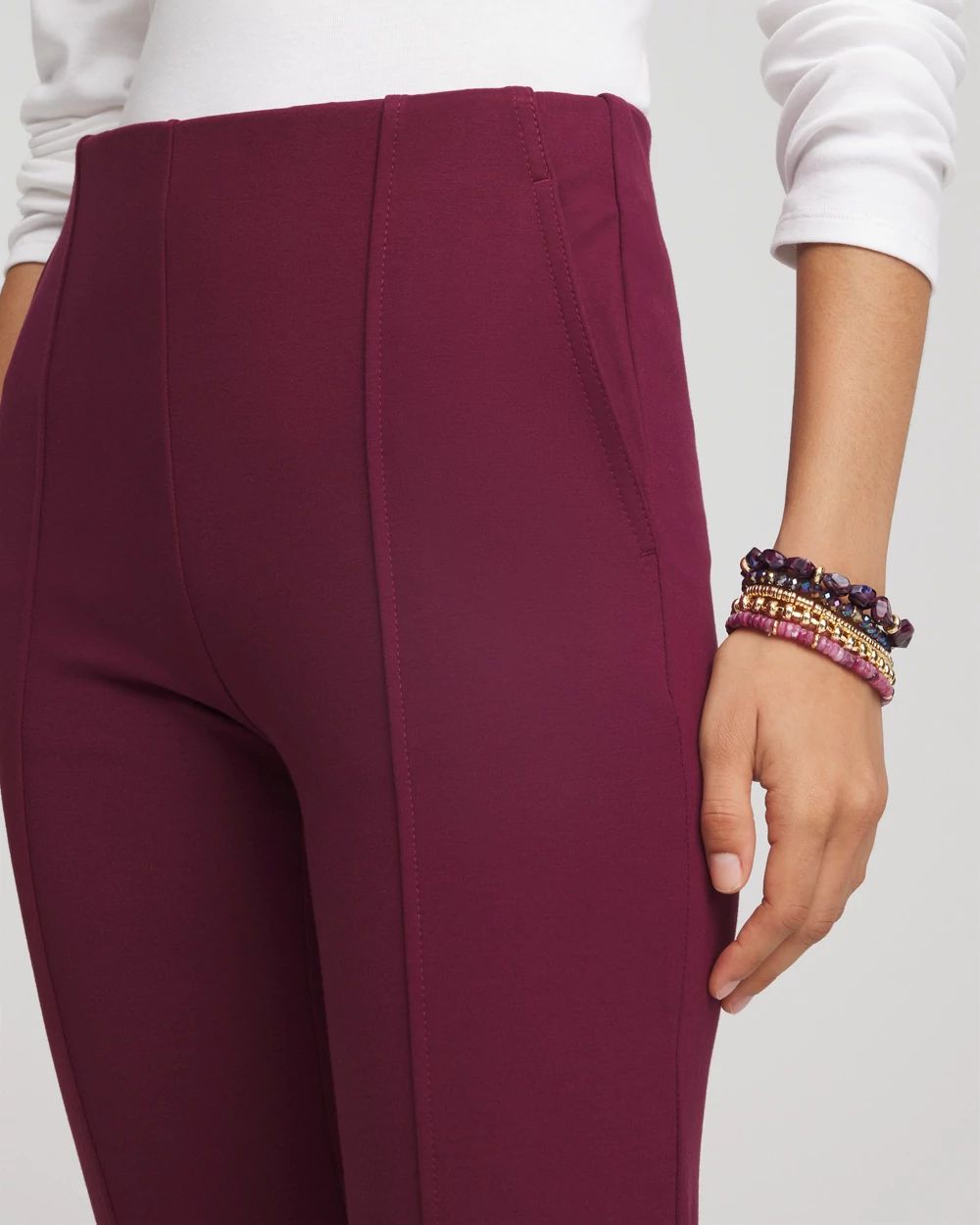 Petite Juliet Straight Ankle Pants