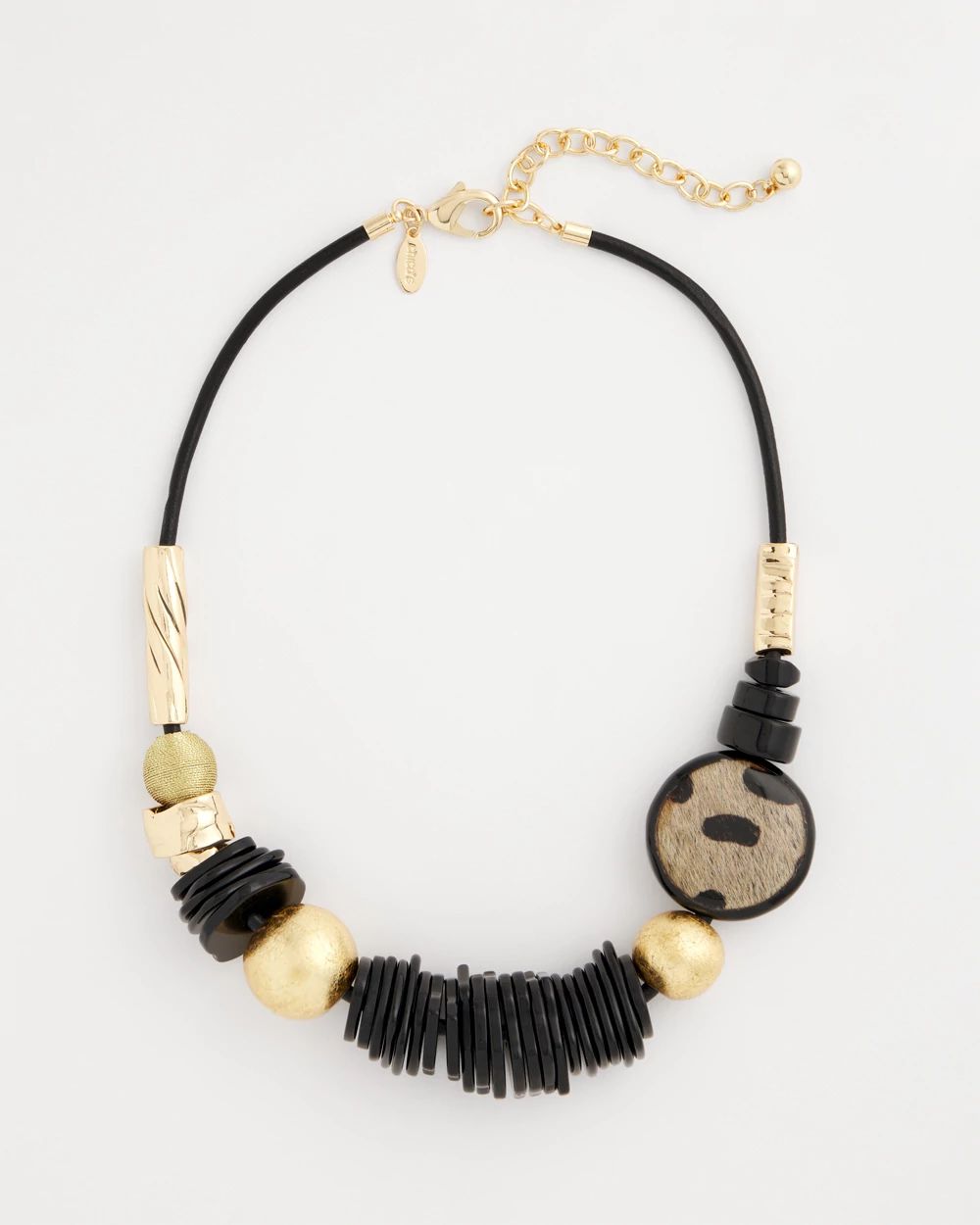 Black & Gold Short Necklace
