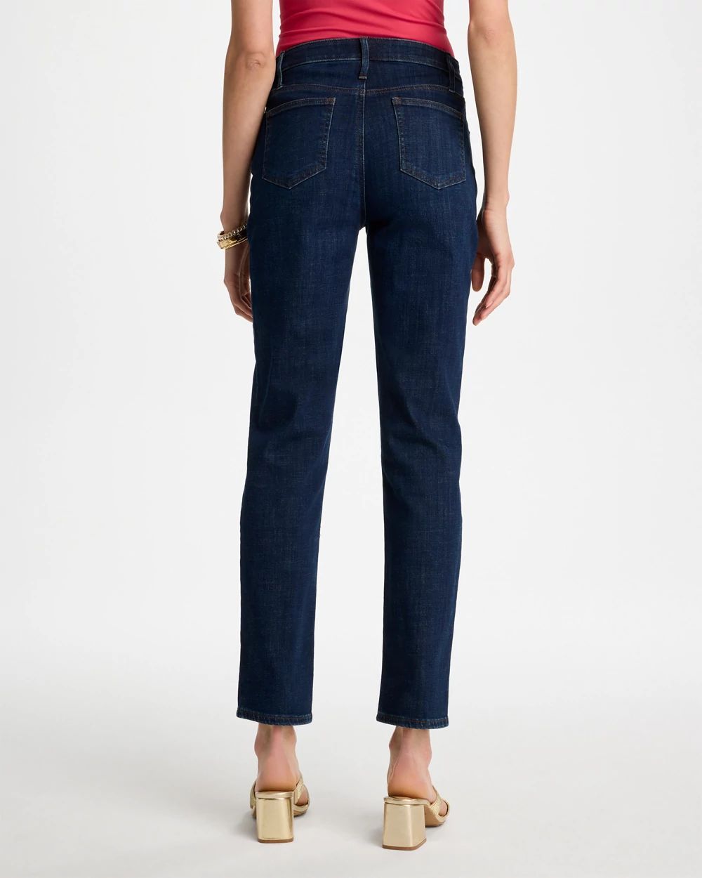 Girlfriend Slim Ankle Jeans click to view larger image.