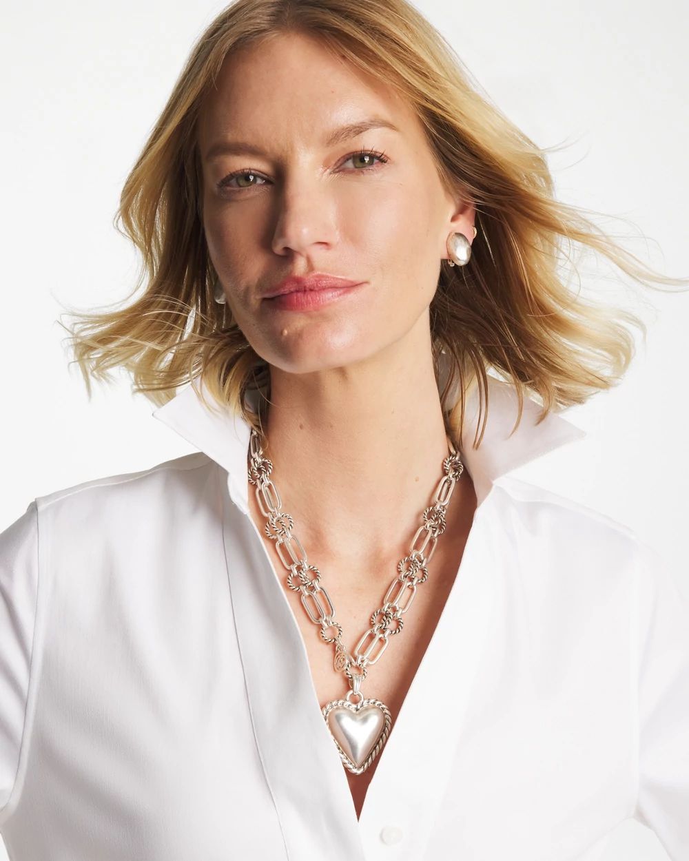 Heart Twice As Nice Pendant Necklace