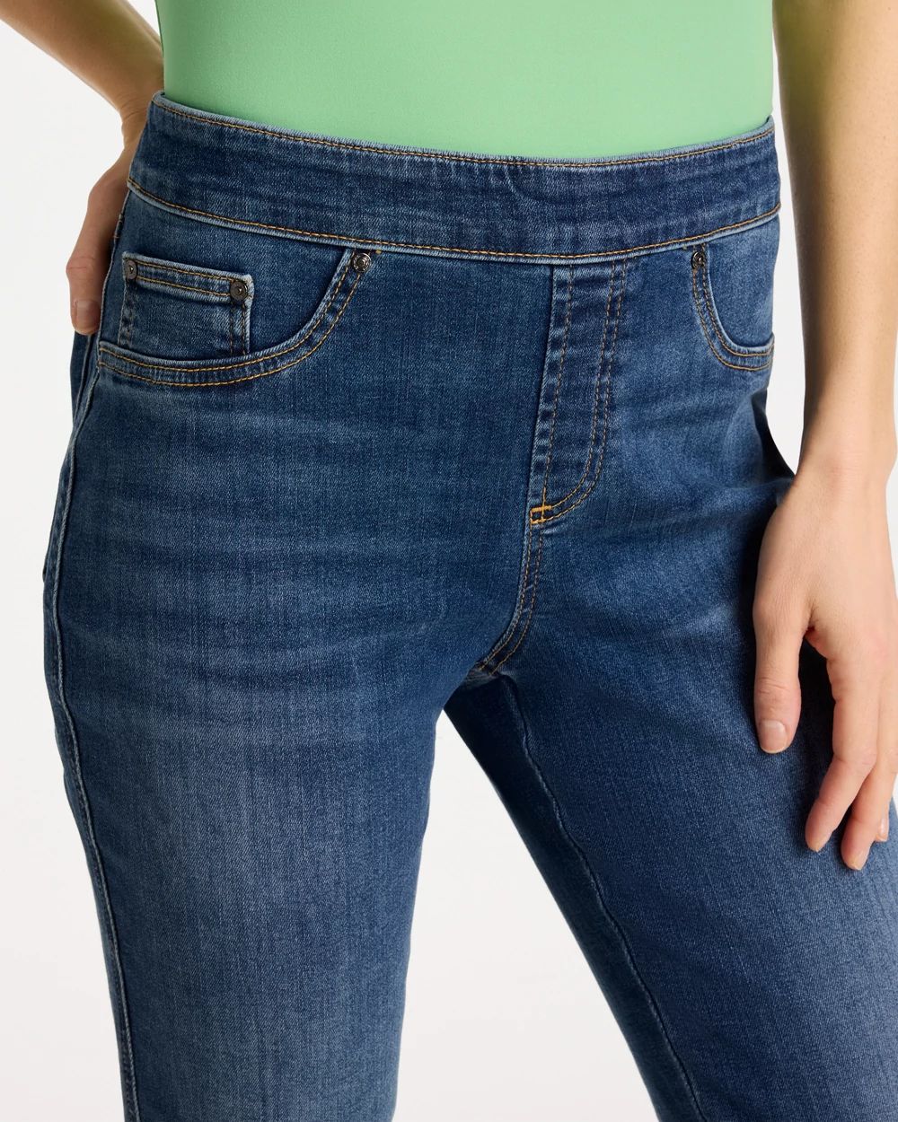 Pull-On Slim Ankle Jeggings