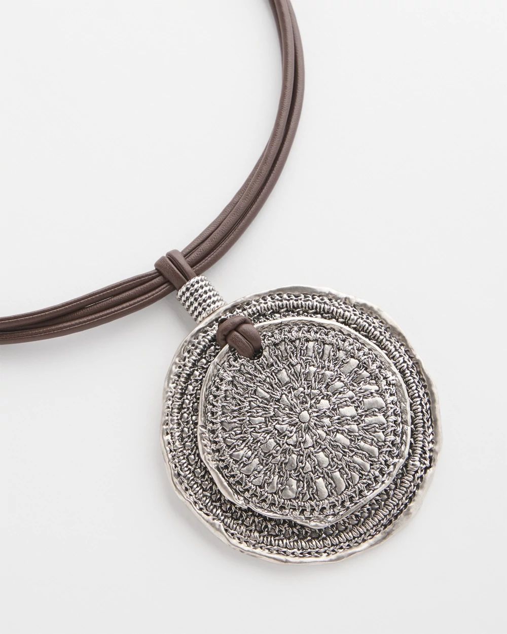 Medallion Pendant Necklace