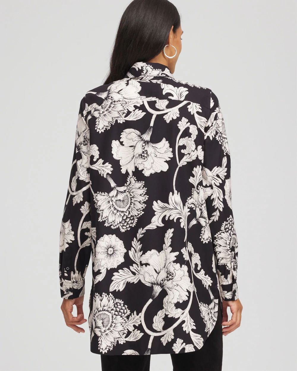 No Iron™ Bryne Bloom Stretch Tunic click to view larger image.